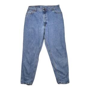 Levis 550 Vintage Womens 16 Blue Relaxed Fit Tapered Leg Denim Medium Wash